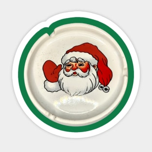 Santa Says Hi - Ashtray Sticker